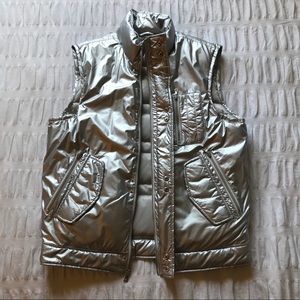 Rare Futuristic Kenneth Cole New York Silver Vest!
